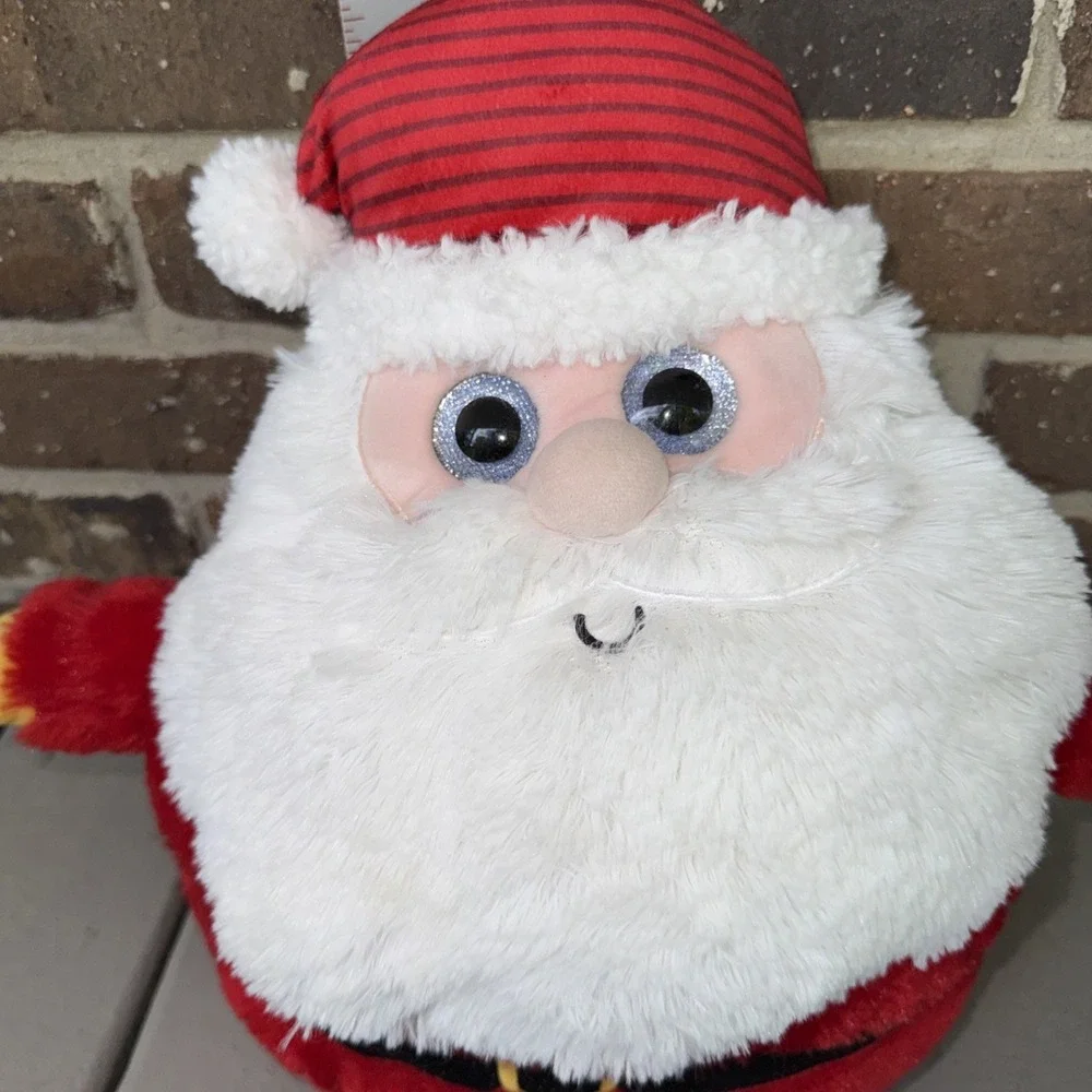 Fiber Optic Plush Santa Eyes Light Upwalmart‎ 14